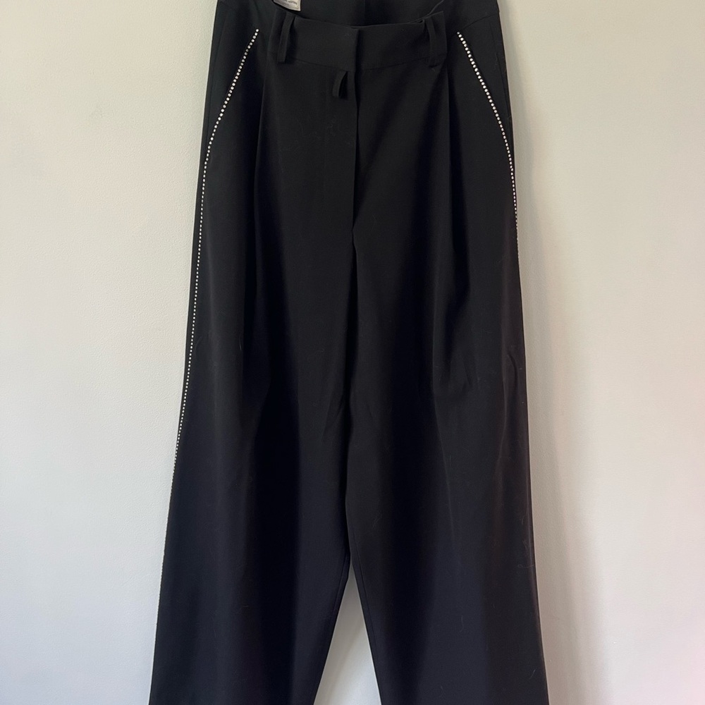 Dries Van Noten Black Podium Pants - Wide Leg Pants - Picture 3 of 5